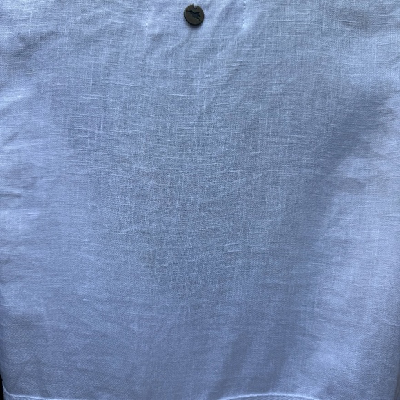 White Linen Wrap Dress | Sleevless Lightweight Short to Long Dress | Natural - Picture 6 of 8